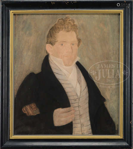 MICAH WILLIAMS (American, 1782-1837) PORTRAIT OF A GENTLEMAN.