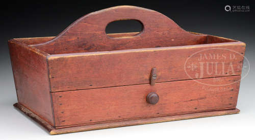 SHAKER PHYSICIAN’S TRAY WITH DRAWER.