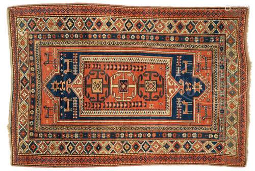 FINE KAZAK ORIENTAL RUG, CENTRAL CAUCASUS.