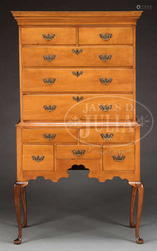 NEW ENGLAND MAPLE HIGHBOY.