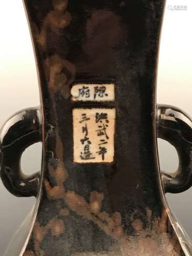 Chinese Ming Brown Vase