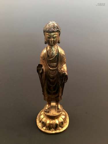 Chinese Gilt Bronze Buddha