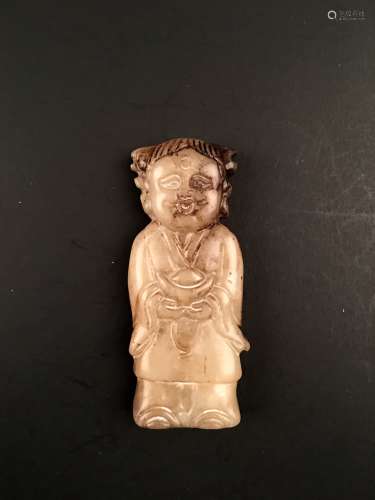 Chinese Old Jade Child