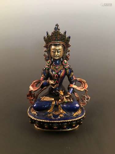 Chinese Color Bronze Buddha