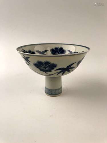 Chinese Blue and White Bowl With Chenghua Mark