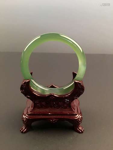 Green Jade Bangle