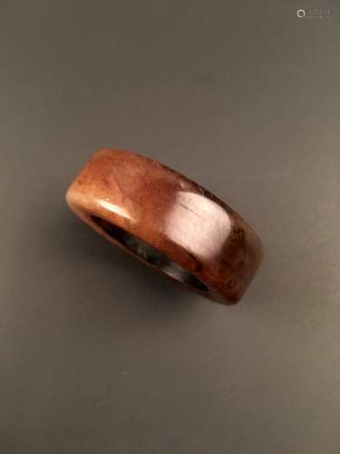 The Old Brown Jade Ring