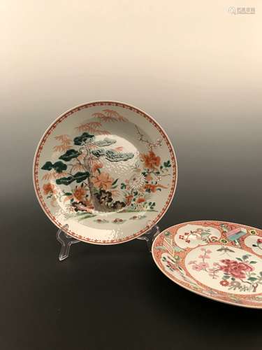 Chinese Famille Rose Plate