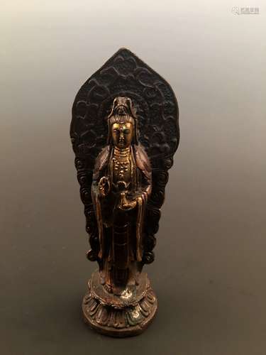 Chinese Bronze Guanying