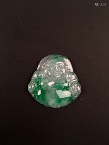 Green Ice Jadeite Pendant