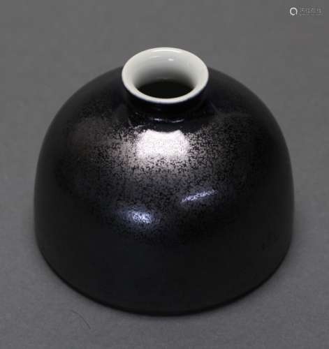 Chinese black glazed porcelain water pot