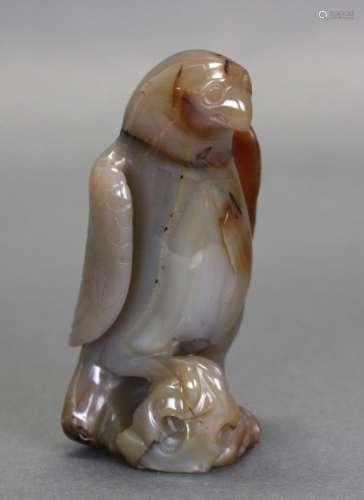 Chinese agate carving of a bird