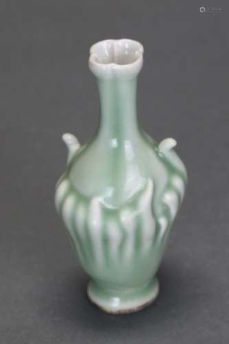 Chinese celadon glazed porcelain vase
