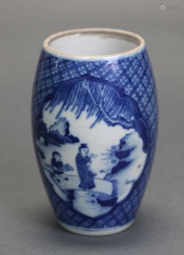 Chinese blue & white porcelain jar