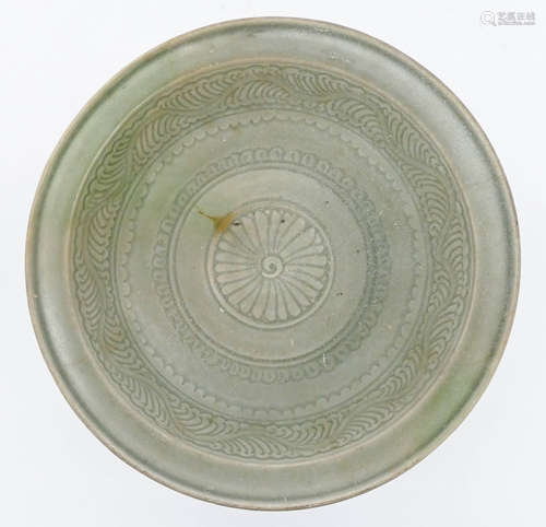 Thai Celadon Sawankhalok Ceramic Bowl