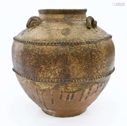 Chinese Tang Stoneware Storage Jar