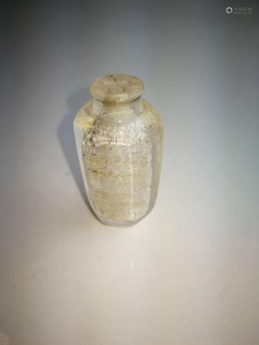 Old Chinese Crystal Snuff Bottle