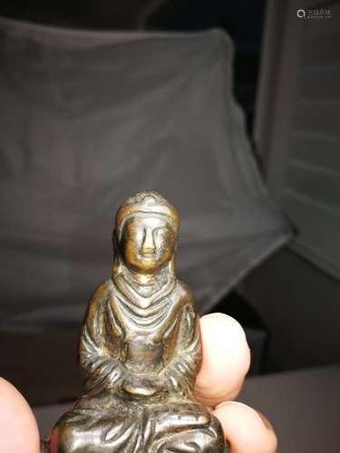 Antique Chinese Bronze Buddha