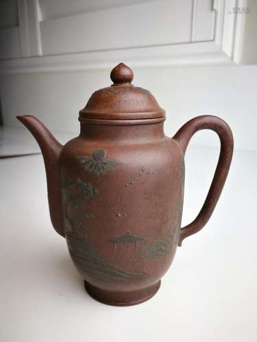 Chinese Yixing Zisha Teapot Da Qing Qianlong Mark