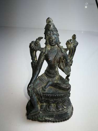 Antique Indian or Tibet Bronze Buddha