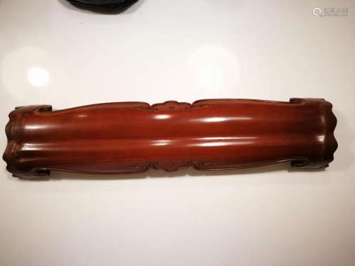 Antique Chinese Bamboo Carving Armrest