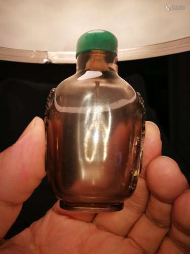 Antique Chinese Crystal Snuff Bottle