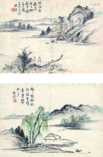 林纾 山水