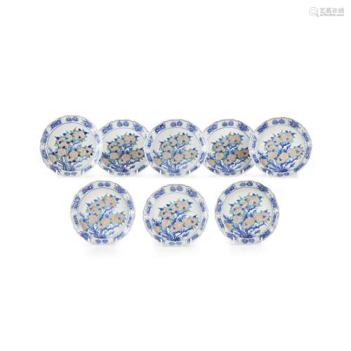 COLLECTION OF EIGHT ARITA 'HELIANTHUS' DISHES