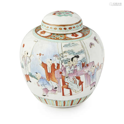 FAMILLE VERTE GINGER JAR AND COVER