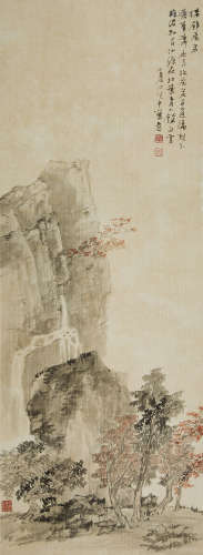 江兆申（1925～1996） 绣壁飞泉 立轴 纸本