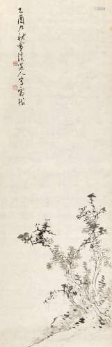 溥佺（1913～1991） 松树图 镜心 纸本