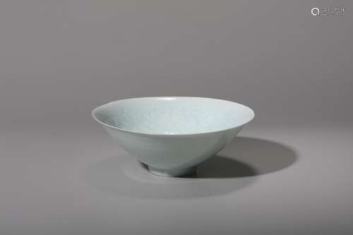 A HUTIAN KILN YING QING GLAZED BOWL, SOUTHERN SONG DYNASTY