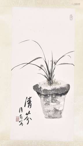 BAI JIAO(1907-1969), ORCHID