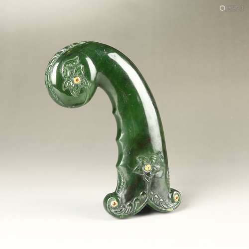 Green Jade Sword Handle