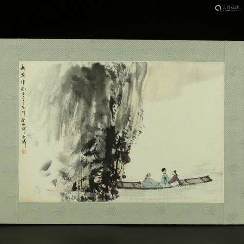 Chinese Painting On Paper Signed By FuBaoSHi