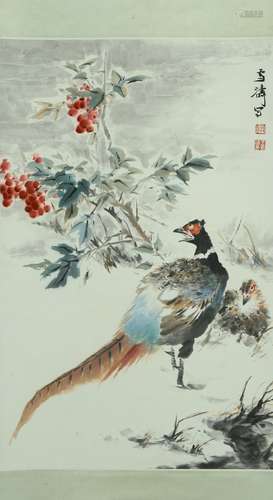 Chinese Painting On Paper Signed By WangXueTao