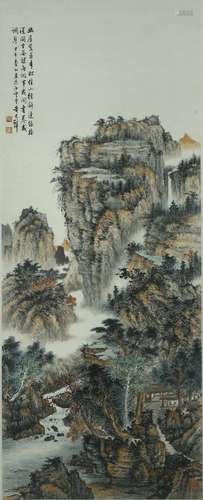 Chinese Painting On Paper Signed By HuangJunBi