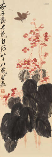 Butterfly and Begonia  Qi Baishi (1864-1957)