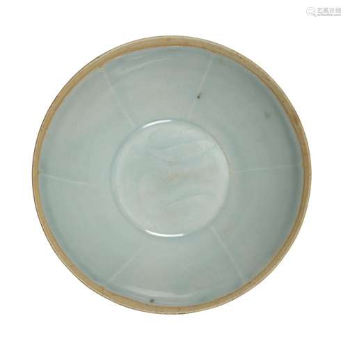 A Chinese qingbai double fish lobed bowl, song dynasty