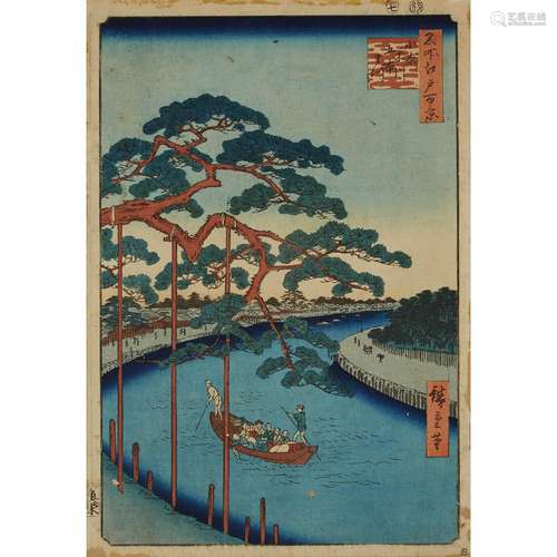 ANDO HIROSHIGE (1797-1858), MID 19TH CENTURY, SIX ASSORTED JAPANESE PRINTS