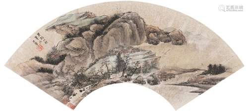 王翬（1632～1717）（款） 山水 镜心 设色纸本