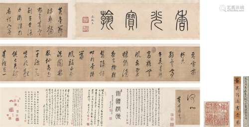 董其昌（1555～1636）（款） 行书 手卷 水墨纸本