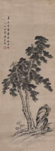 陈宝琛（1848～1935） 松芝图 镜心 水墨纸本
