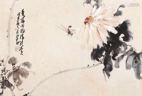 赵少昂（1905～1998） 花卉 镜心 设色纸本
