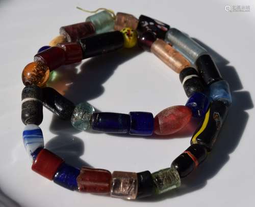 Antique African Exchange Bead Necklace