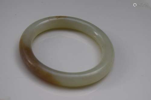Antique Chinese Nephrite Jade Bracelet
