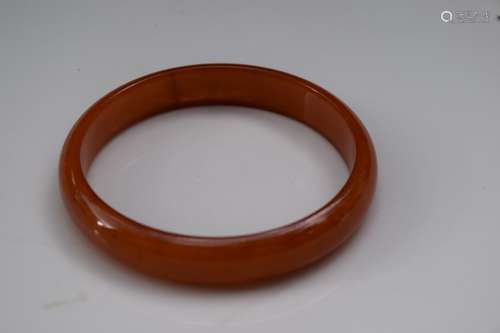 Antique Chinese Butter Scotch Amber Bracelet