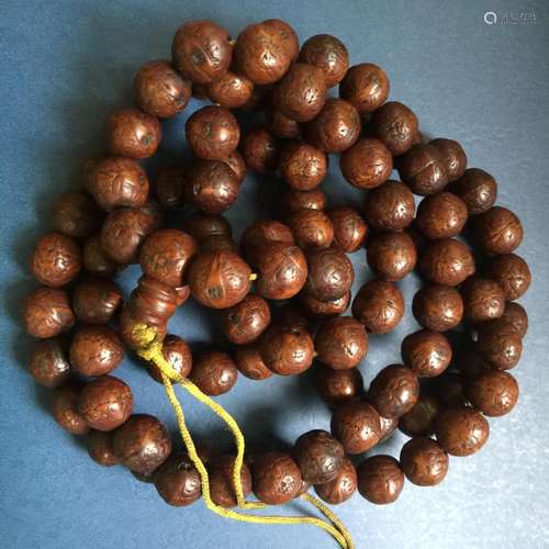 Antique Tibet Phoenix Eye Buddha Prayer Beads