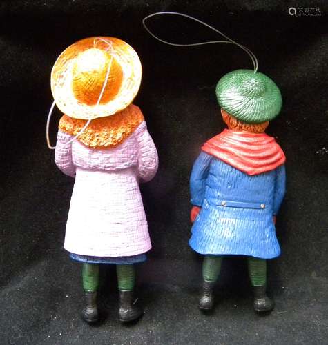 Pair of Christmas Tree Ornaments