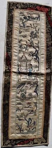 Antique Chinese Emboidery Panel